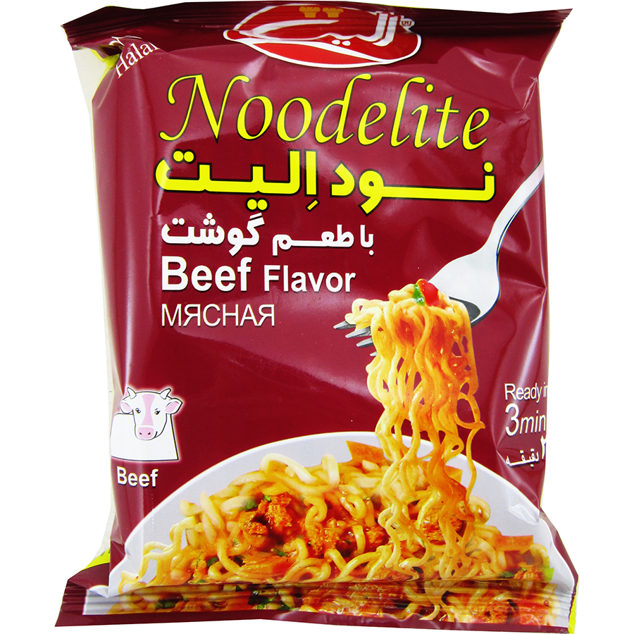 نودل با طعم گوشت الیت
