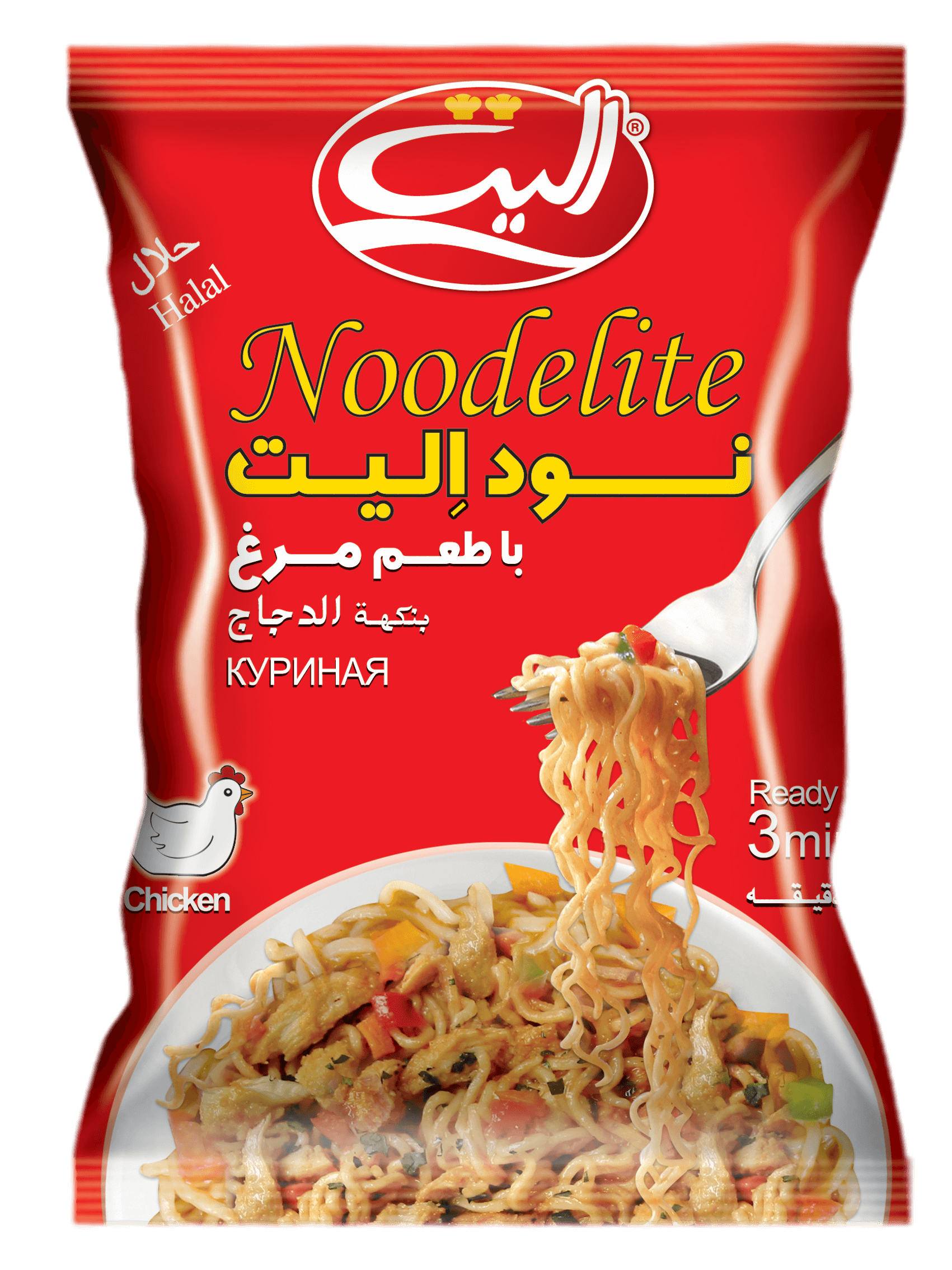 نودل با طعم مرغ الیت